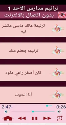 ترانيم مسيحية مدارس الاحد 1 (ب android App screenshot 0